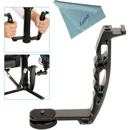  Ulanzi DH03 Aluminum Alloy Stabilizer L-Shaped Handle Bracket Stand Extended Mini Dual Handle Gimbal Accessories