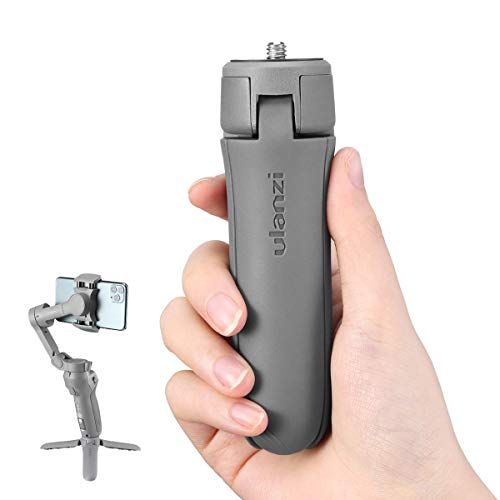  ULANZI OSMO Mobile 3/OM 4 Tripod Stand,Mini Tripod w 1/4 Screw Compatible with DJI OSMO Mobile 4 3 2 1 OSMO Pocket 2 Zhiyun Smooth q 4 q Moza Feiyu Vimble 2 Hohem Gimbal Stabilizer