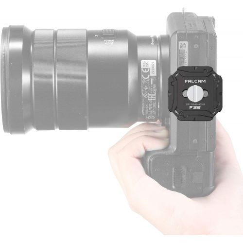  ULANZI F38 Camera Quick Release Plate w 1/4 to 3/8 Screw Thread, Quick Release System QR Plate Camera Tripod Mount Adapter for Sony Canon Monopod DSLR Stabilizer Slider DJI Switch