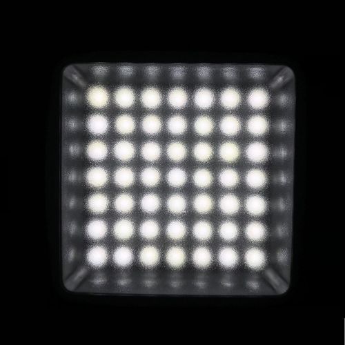  [아마존베스트]Ulanzi Ultra Bright LED Video Light - LED 49 Dimmable High Power Panel Video Light for DJI Ronin S SC OSMO Mobile 3 2 Zhiyun WEEBILL Smooth 4 Gimbal for Canon Nikon Sony Digital DS