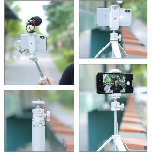  [아마존베스트]ULANZI Extension Pole Tripod, Mini Selfie Stick Tripod Stand Handle Grip for iPhone 11 Pro Max Samsung OnePlus Google Smartphone Canon G7X Mark III Sony RX100 VII A6400 Cameras Vlo