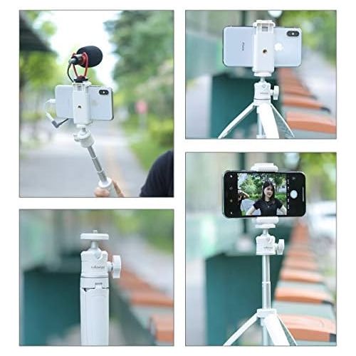  [아마존베스트]ULANZI Extension Pole Tripod, Mini Selfie Stick Tripod Stand Handle Grip for iPhone 11 Pro Max Samsung OnePlus Google Smartphone Canon G7X Mark III Sony RX100 VII A6400 Cameras Vlo