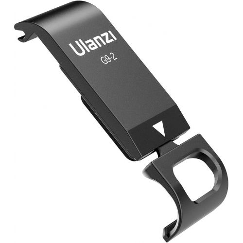  [아마존베스트]ULANZI G9-2 Battery Compartment Cover Removable Charging Port Adapter Aluminium for GoPro Hero Black 9