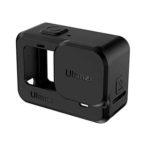  [아마존베스트]ULANZI G9-1 Protective Case with Lens Cap Silicone Vlogging Case Cage Compatible with GoPro Hero 9 Black