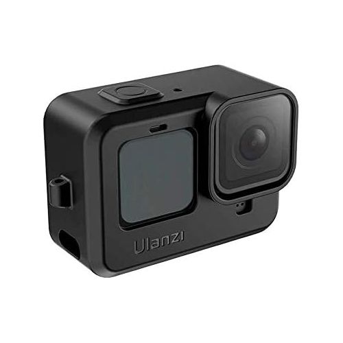  [아마존베스트]ULANZI G9-1 Protective Case with Lens Cap Silicone Vlogging Case Cage Compatible with GoPro Hero 9 Black