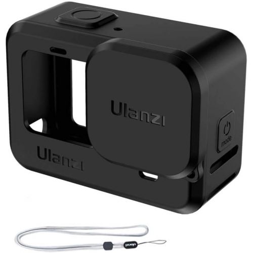  [아마존베스트]ULANZI G9-1 Protective Case with Lens Cap Silicone Vlogging Case Cage Compatible with GoPro Hero 9 Black