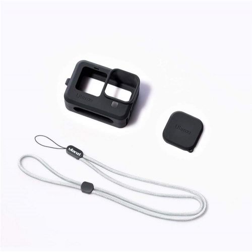  [아마존베스트]ULANZI G9-1 Protective Case with Lens Cap Silicone Vlogging Case Cage Compatible with GoPro Hero 9 Black