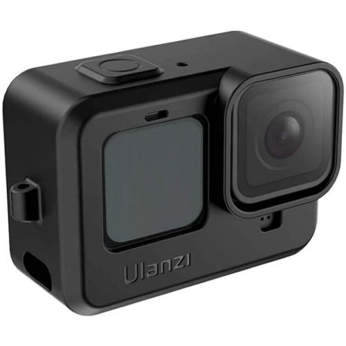  [아마존베스트]ULANZI G9-1 Protective Case with Lens Cap Silicone Vlogging Case Cage Compatible with GoPro Hero 9 Black