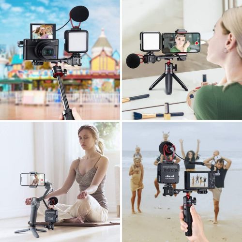  ULANZI Select Osmo Mobile 4 Mount, PT-13 Camera Bracket Tripod Cold Shoe Mount for Mic Light Stand Compatible with DJI Osmo Mobile 3 4 Zhiyun Smooth 4 q q2 Moza Mini s Hohem isteady Gimbals Stab