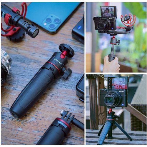  [아마존베스트]ULANZI Select ULANZI MT-08 Foldable Mini Handheld Tripod for Small Vlog Camera for Sony RX100 VII, for Canon G7X Mark III, Universal 1/4 Inch