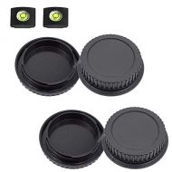 ULBTER Front Body Cap and Rear Lens Cap Cover for Canon EOS EF/EF-S Lens for 5D Mark IV/III/II, 6D Mark II/I, EOS 90D/80D 77D 70D, 7D Mark II, 1D X Mark II, Rebel T7 T6 T7i T6i SL3 SL2 T6