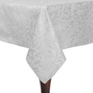 ULTIMATE TEXTILE Ultimate Textile Somerset 84 x 84-Inch Square Damask Tablecloth White