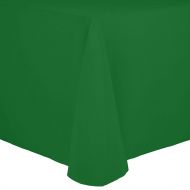 ULTIMATE TEXTILE Ultimate Textile -3 Pack- Cotton-Feel 60 x 102-Inch Oval Fine Dining Tablecloth, Kelly Green