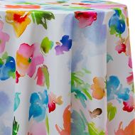 ULTIMATE TEXTILE Ultimate Textile Sofia Floral Petals 60 x 84-Inch Oval Tablecloth