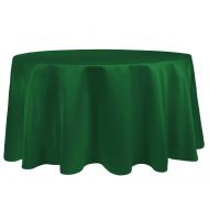 ULTIMATE TEXTILE Ultimate Textile -27 Pack- Bridal Satin 108-Inch Round Tablecloth, Black