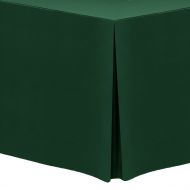 ULTIMATE TEXTILE Ultimate Textile -2 Pack- 4 ft. Fitted Polyester Tablecloth - Fits 30 x 48-Inch Rectangular Tables, Cafe Khaki