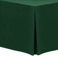 ULTIMATE TEXTILE Ultimate Textile -5 Pack- 4 ft. Fitted Polyester Tablecloth - Fits 30 x 48-Inch Rectangular Tables, Lime Green