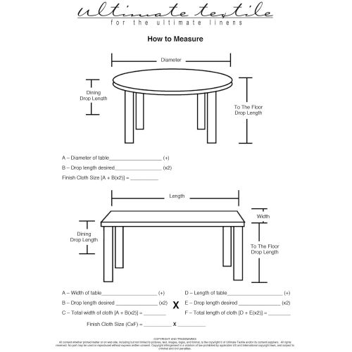  ULTIMATE TEXTILE Ultimate Textile Drift 72-Inch Round Tablecloth