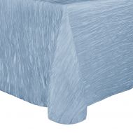 ULTIMATE TEXTILE Ultimate Textile -5 Pack- Crinkle Taffeta - Delano 90 x 156-Inch Rectangular Tablecloth, Ice Blue