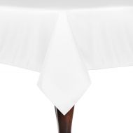 ULTIMATE TEXTILE Ultimate Textile -5 Pack- 72 x 108-Inch Rectangular Polyester Linen Tablecloth, Tan Beige