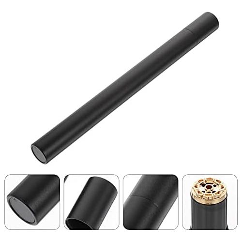  인센스스틱 ULTNICE Seamless Aluminum Round Straight Tubing Tube Incense Stick Burner Buddhist Home Decor Healing Meditation Yoga Relaxation Prayer Peace Black