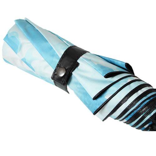  UMBREQI Outdoor Folding Travel Sun Umbrella Summer Sunscreen Parasol for Female