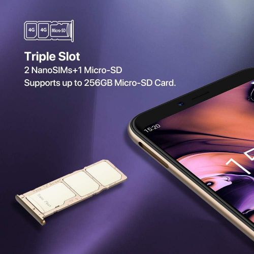  [아마존 핫딜]  [아마존핫딜]UMIDIGI A3 Cell Phone with 5.5 Screen 16GB+2GB Ram Android 9.0- Triple Slot, 2 NanoSIMs+Micro-SD 12MP + 5MP Dual Camera Fingerprint ID 3300mAh Battery Unlocked Smartphones - Space