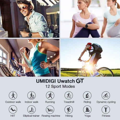  [아마존 핫딜] UMIDIGI Smart Watch Fitness Tracker Uwatch GT, Smart Watch for Android Phones, Activity Tracker Smartwatch for Men with Sleep Monitor All-Day Heart Rate 5ATM Waterproof