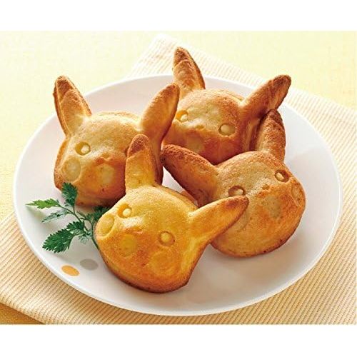  [아마존베스트]UMIKU Madeleine Molds Silicon Yakiyaki Mini Madeleine Pokemon Pikachu XY