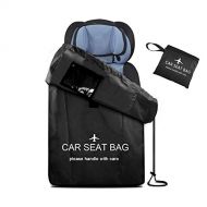 UMJWYJ Car Seat Bag Large Gate Check Travel Luaage Bag with Backpack Shoulder Straps, Lightweight Car Seat Storage Bag Stroller Carrier for Airplanes Trains