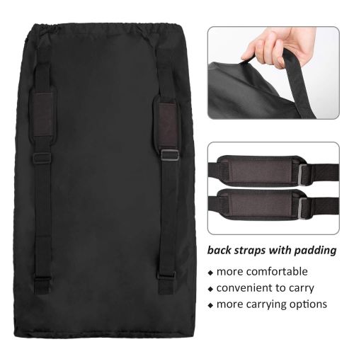  UMJWYJ Car Seat Bag Large Gate Check Travel Luaage Bag with Backpack Shoulder Straps, Lightweight Car Seat Storage Bag Stroller Carrier for Airplanes Trains