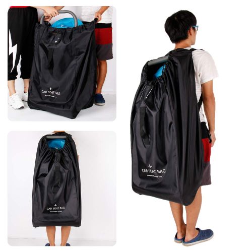 [아마존베스트]UMJWYJ Car Seat Bag Large Gate Check Travel Luaage Bag with Backpack Shoulder Straps, Lightweight Baby...