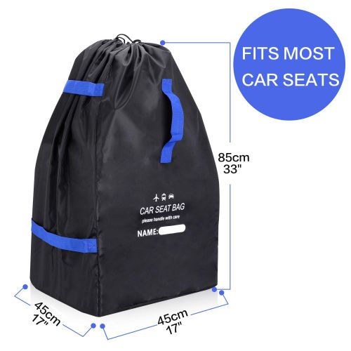  [아마존베스트]UMJWYJ Car Seat Travel Bag Adjustable Padded Backpack for Car Seats Car Seat Travel Tote Ideal Gate Check for...