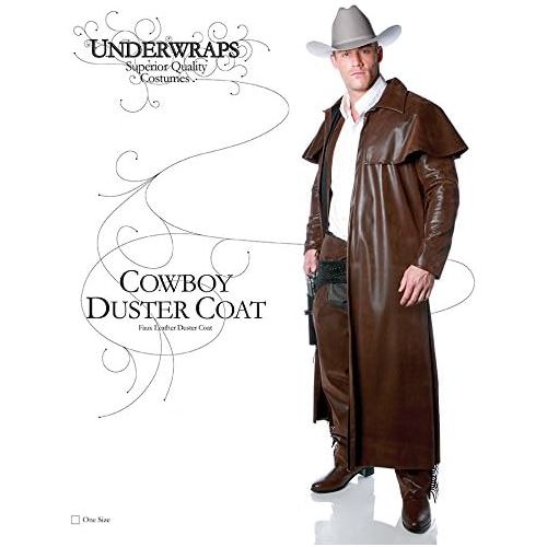  할로윈 용품Underwraps Costumes Mens Cowboy Costume - Duster Coat