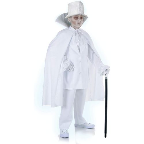  할로윈 용품UNDERWRAPS Kids White Glow in the Dark Costume Suit - Ghostly Costume Kit