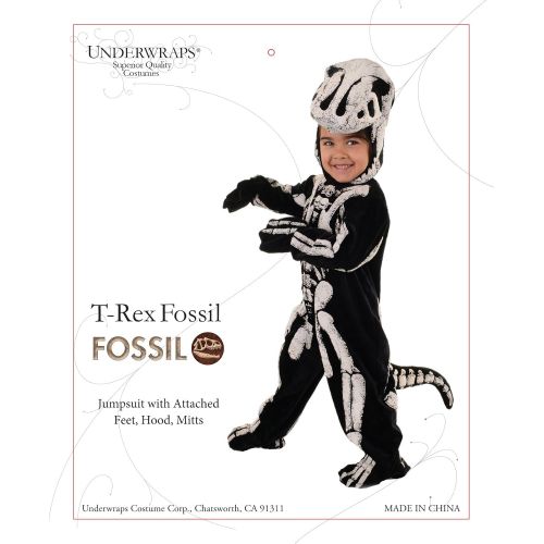  할로윈 용품UNDERWRAPS Toddlers T-Rex Skeleton Costume