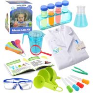 [아마존핫딜][아마존 핫딜] UNGLINGA Kids Science Experiment Kit with Lab Coat Scientist Costume Dress Up and Role Play Toys Gift for Boys Girls Kids Age 5 - 11 Christmas Birthday Party