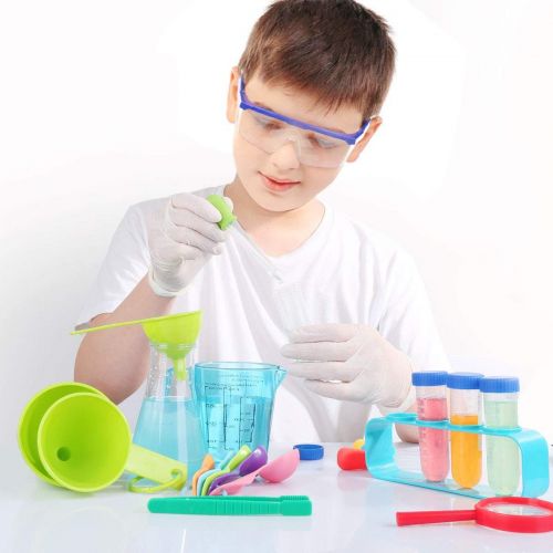  [아마존핫딜][아마존 핫딜] UNGLINGA Kids Science Experiment Kit with Lab Coat Scientist Costume Dress Up and Role Play Toys Gift for Boys Girls Kids Age 5 - 11 Christmas Birthday Party