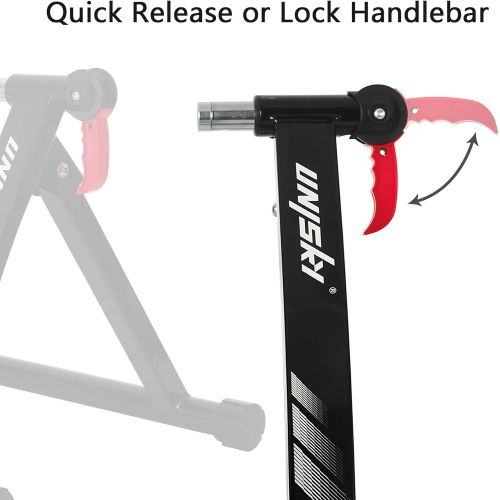  [아마존베스트]unisky Bike Trainer Stand Indoor Exercise Bicycle Training Stand Magnetic Riding Stand for Mountain & Road Bike