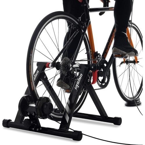  [아마존베스트]unisky Bike Trainer Stand Indoor Exercise Bicycle Training Stand Magnetic Riding Stand for Mountain & Road Bike