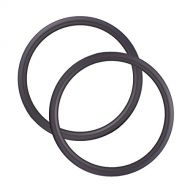 UNISOAR 1 pair 3 Large Size Safe and Tested Aluminium Baby Sling Rings for Baby Carriers & Slings (Grey) with gift