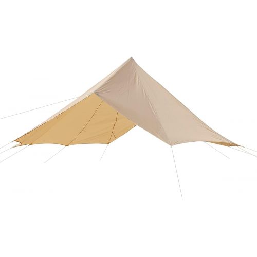  UNISTRENGH Waterproof Sunshade for 4M 5M 6M Dual Doors Bell Tent, Heavy Duty Top Cover Roof Shelter for Cotton Tent (for 4M Dual Doors Tent)