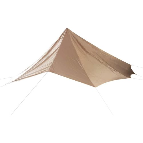  UNISTRENGH Waterproof Sunshade for 4M 5M 6M Dual Doors Bell Tent, Heavy Duty Top Cover Roof Shelter for Cotton Tent (for 4M Dual Doors Tent)