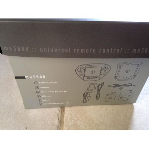  Universal Remote Complete Control MX-3000 IR RF Color Touch Screen Remote Control