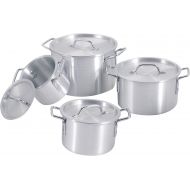 UNIWARE Uniware Heavy Gauge Aluminum Sauce Pot Set (14 Pcs Set (1.5 2.75 3.75 4.75 5.5 7 10 Qt))