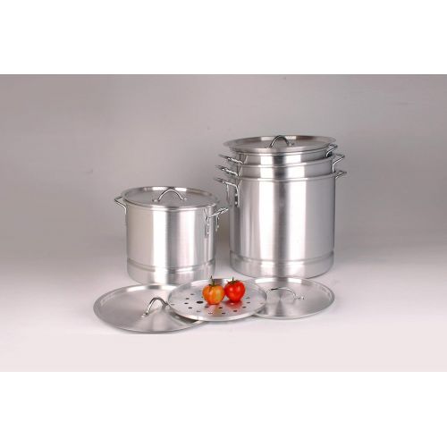  UNIWARE Uniware Heavy Gauge Aluminum Sauce Pot Set (14 Pcs Set (1.5 2.75 3.75 4.75 5.5 7 10 Qt))