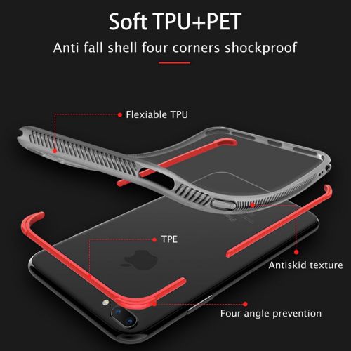  UNIYA iPhone 7 Plus Case, Perfect Slim Fit Ultra Thin Protection Series TPU+ＴＰＥ