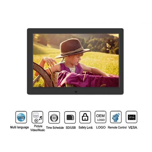  UNOKS 8 Inch WiFi Digital Photo Frame Electronic Album Network Hd IPS Full Angle,Black