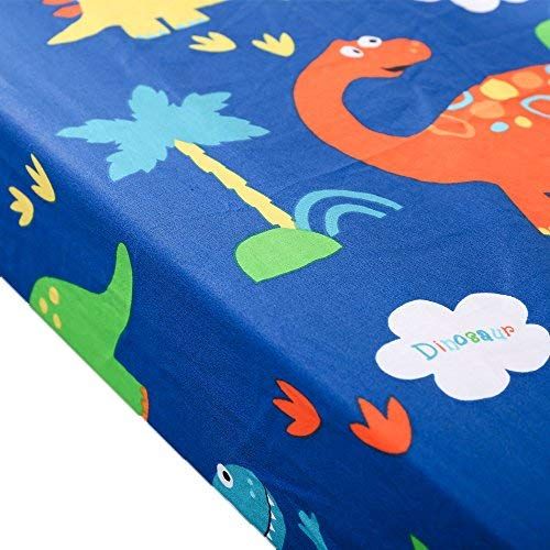  Crib Sheet Set UOMNY 100% Cotton Crib Fitted Sheets Baby Sheet for Standard Crib and Toddler...