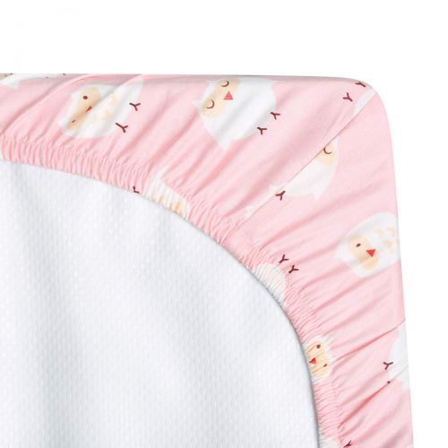  Crib Sheet Set UOMNY 100% Cotton Crib Fitted Sheets Baby Sheet for Standard Crib and Toddler...